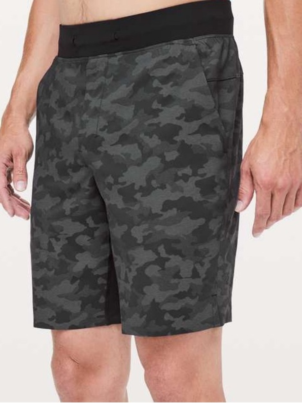 Lululemon T.H.E. Short Linerless Mesh Camo 9" size Large